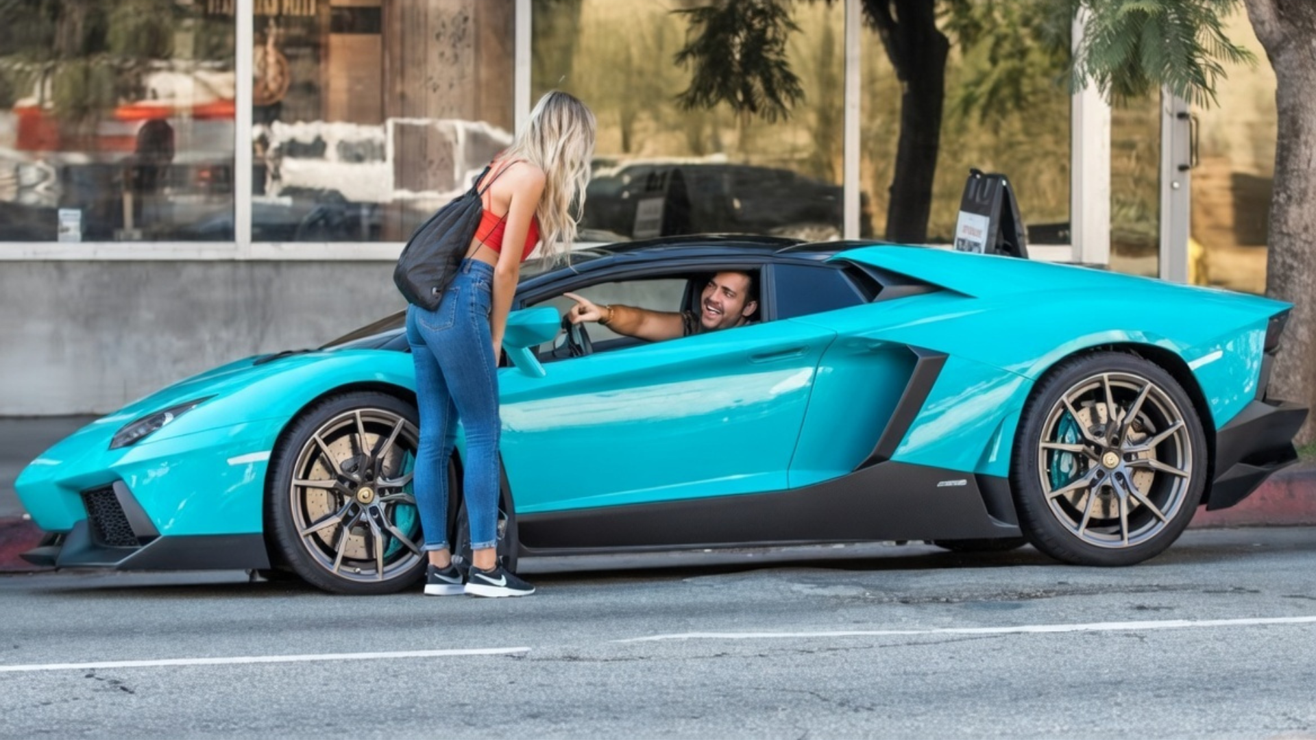 YouTube AI creator Lamborghini story